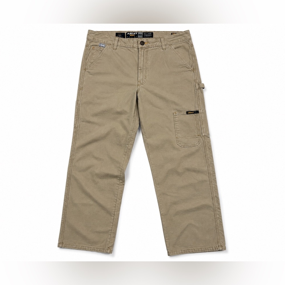 Ariat Men's Khaki Tan Work Cargo Pants 36x34